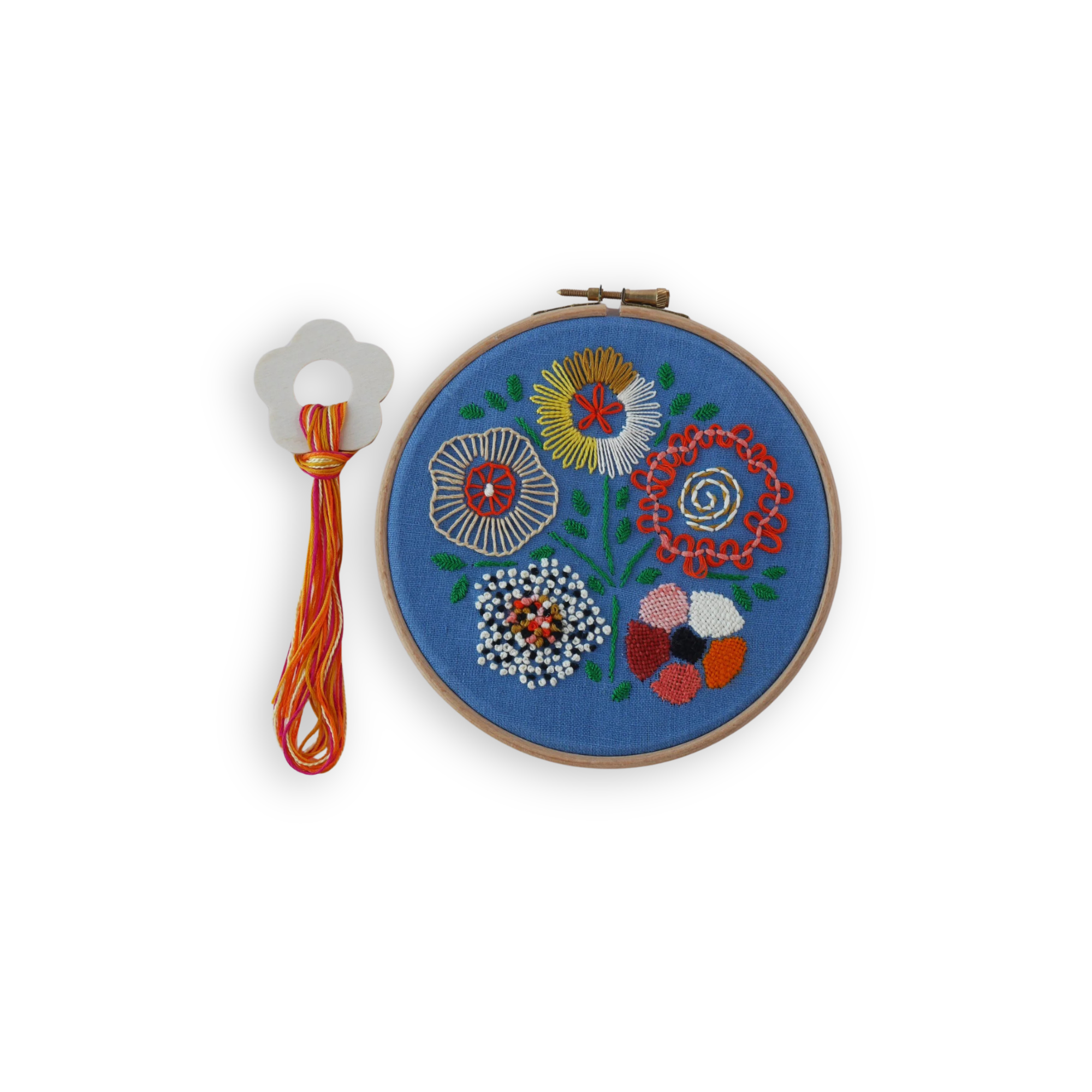 5 Flowers/Stitches