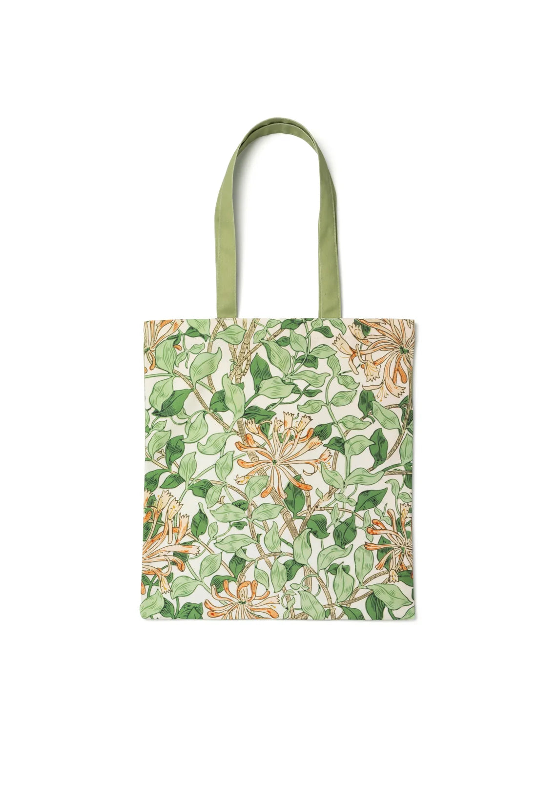 Honeysuckle Embroidery Tote Bag