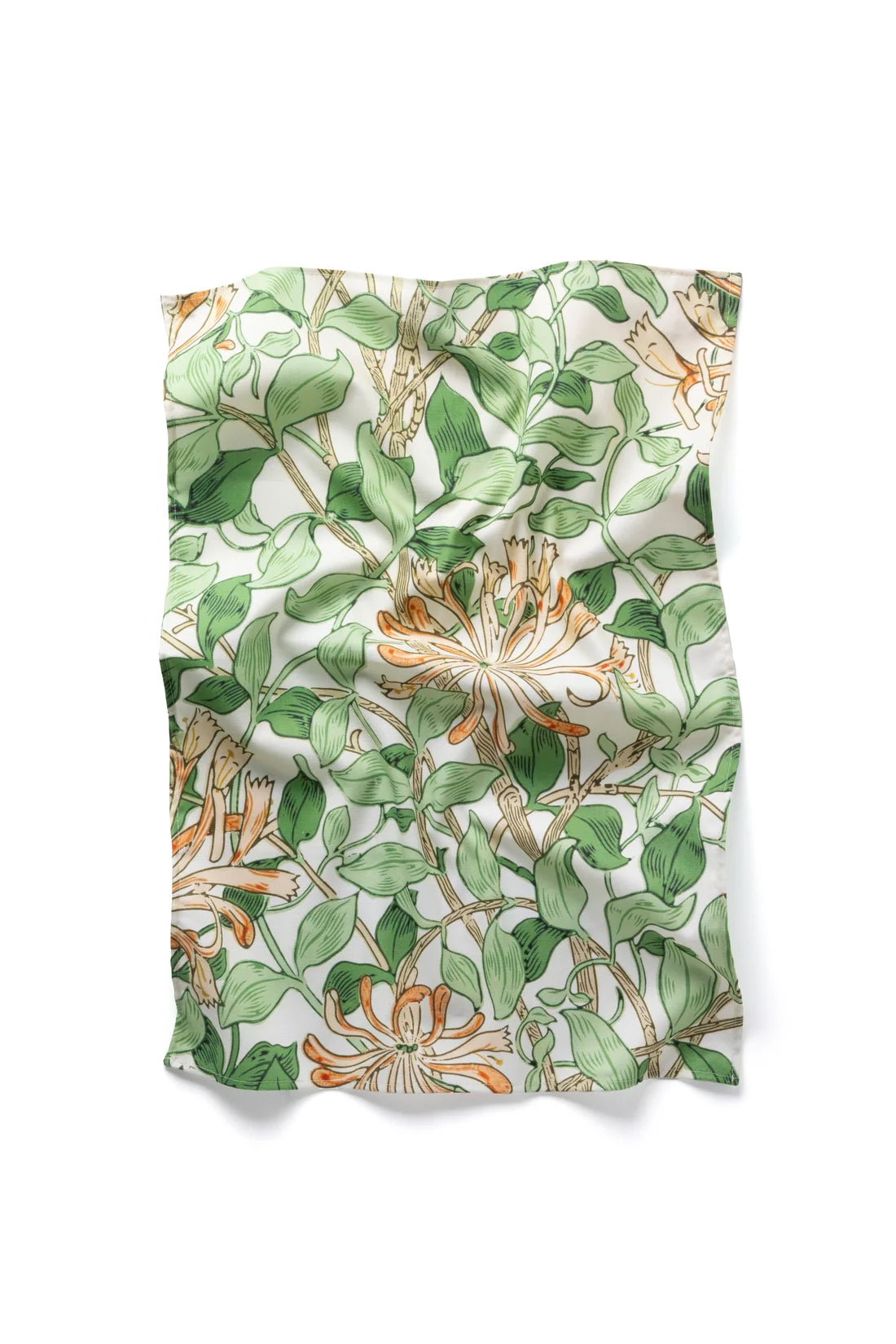 Honeysuckle Embroidery Tea Towel