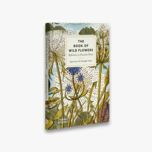Book cover featuring illustrations of wild flowers