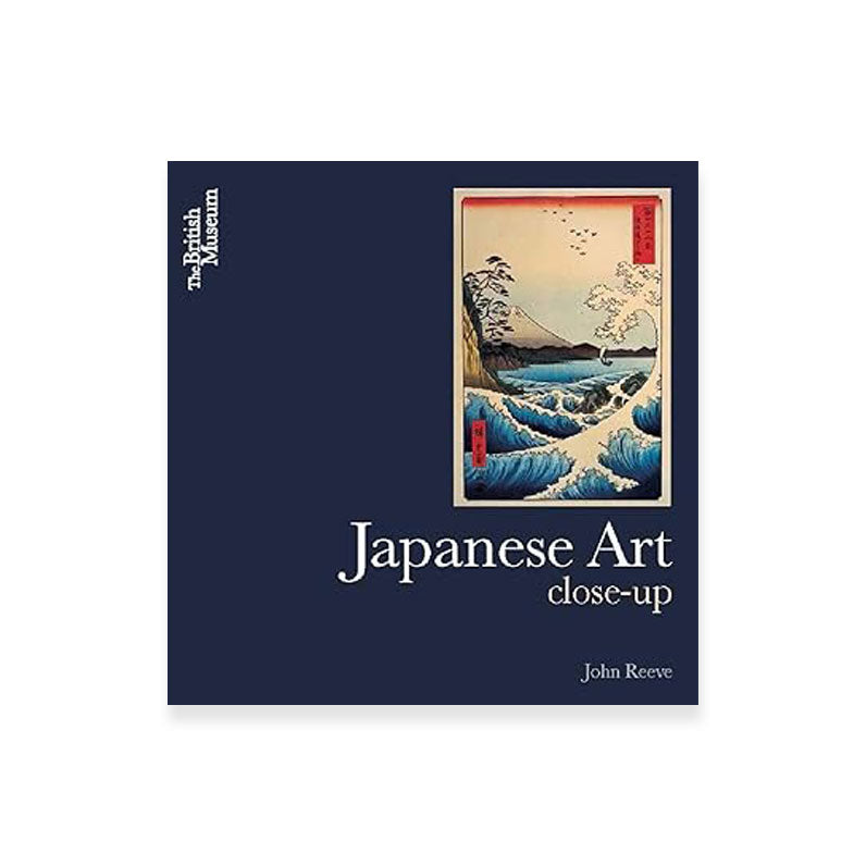 Book cover of 'Japanese Art close-up' by John Reeve with a Japanese artwork illustration on a white background.