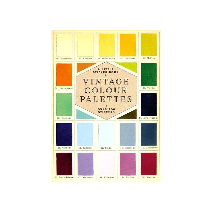 Vintage Colour Palette Stickers