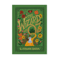 Green book cover with illustration of a scene from The Wizard of Oz