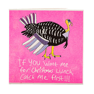 If You Want Me for Christmas Lunch Card - Arthouse Unlimited