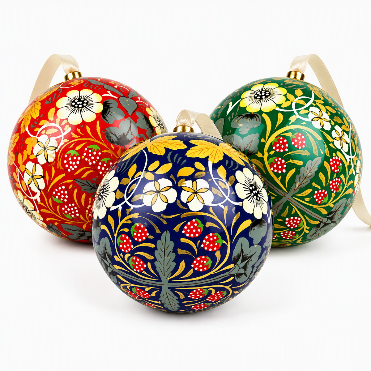 Large Strawberry Thief Bauble