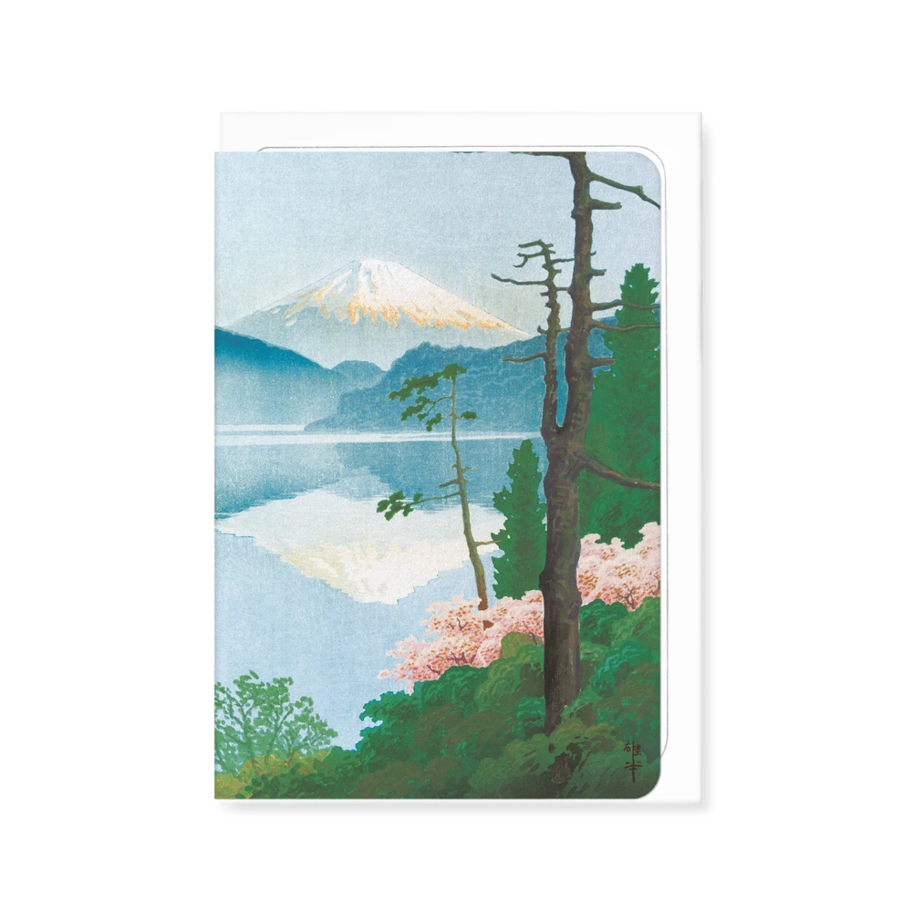Mount Fuji From Taganoura Greetings Card