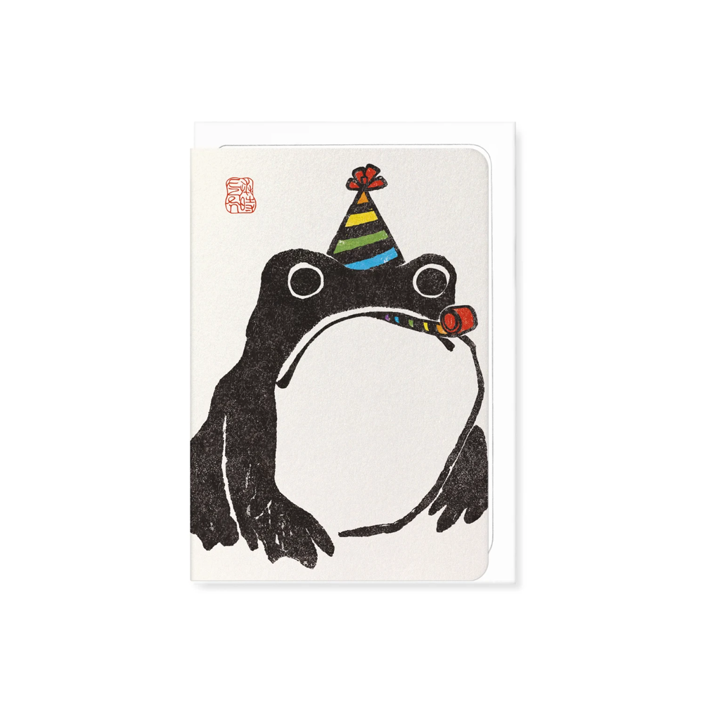 Ezen Party Frog Greetings Card