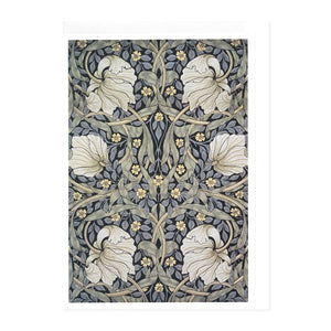 Greetings Card with white envelope featuring William Morris Vine, Daisy, Willow design
