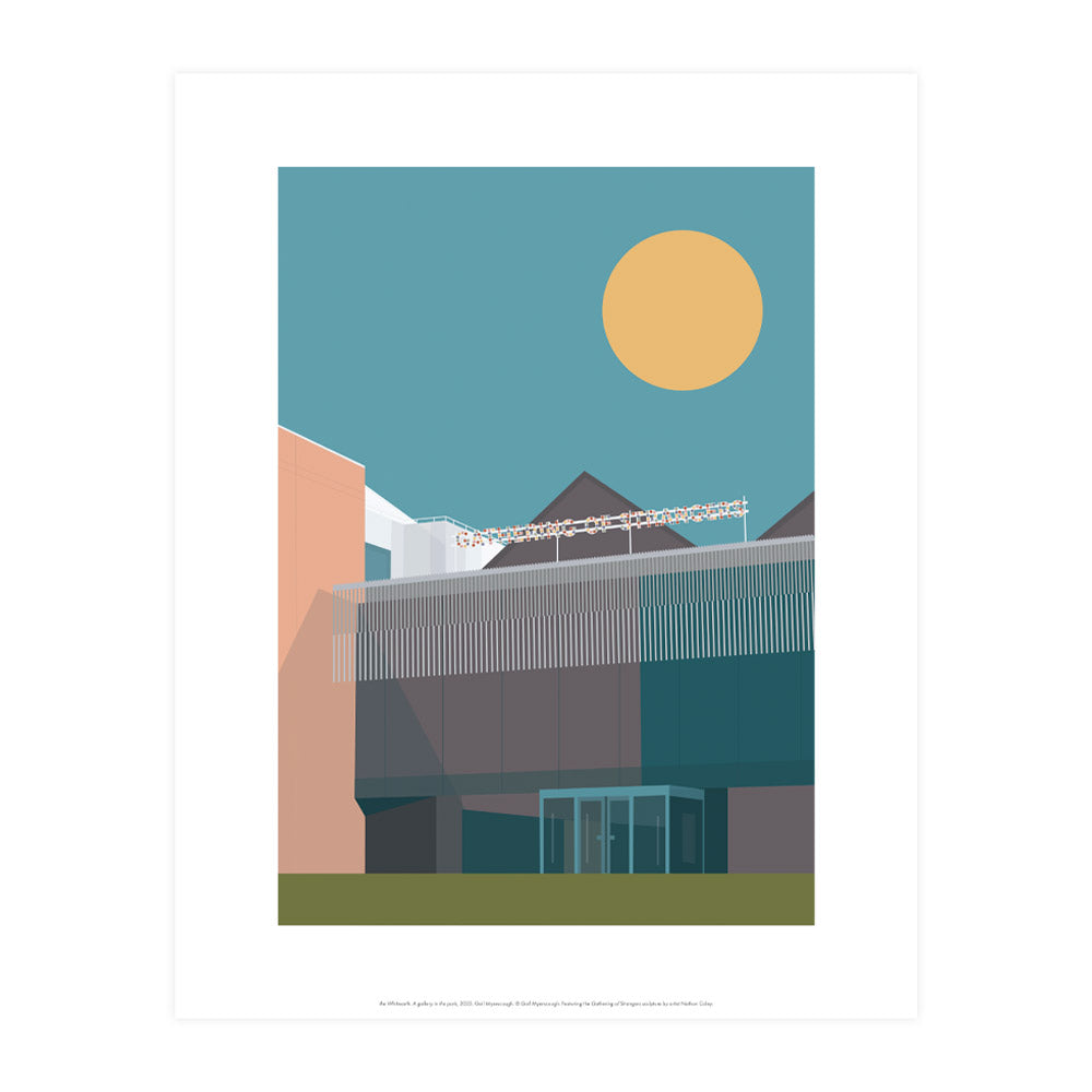 The Whitworth, A Gallery in the Park - Gail Myerscough 11x14" Print