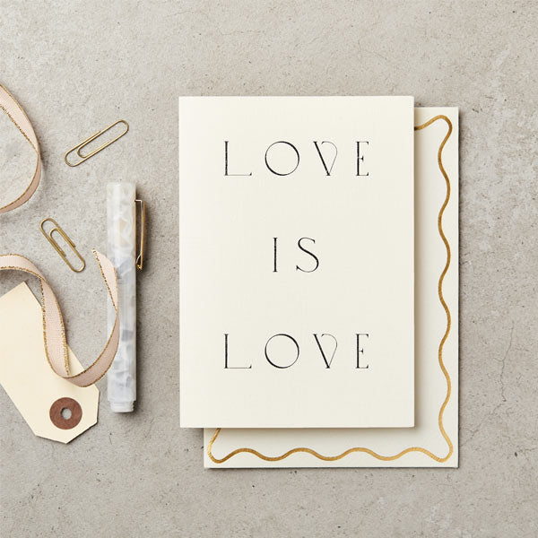 Love is Love Card by Katie Leamon