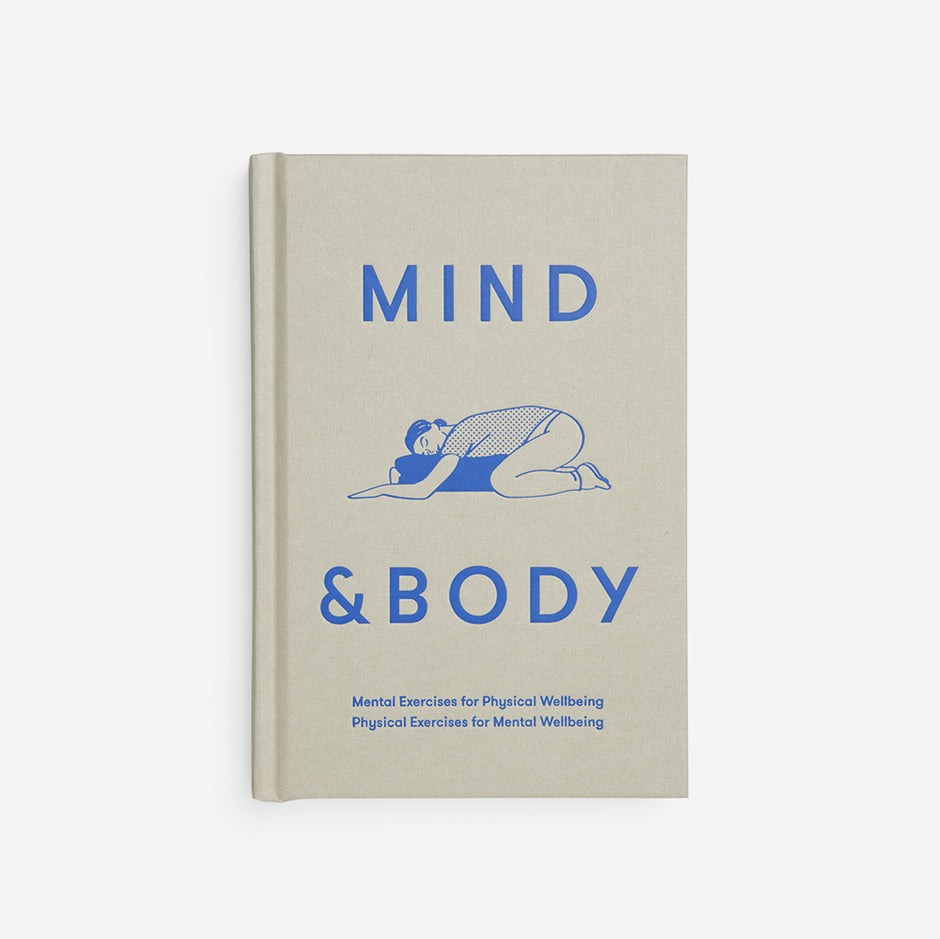 Book cover featuring illustration of a person doing yoga