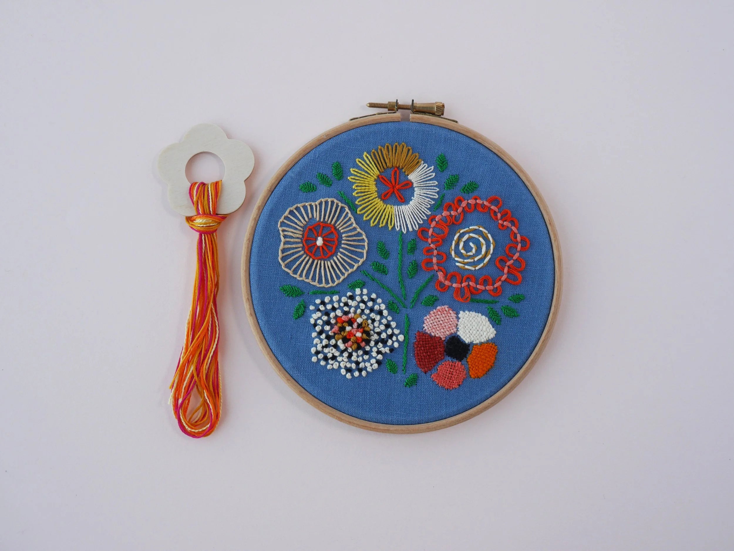 5 Flowers/Stitches