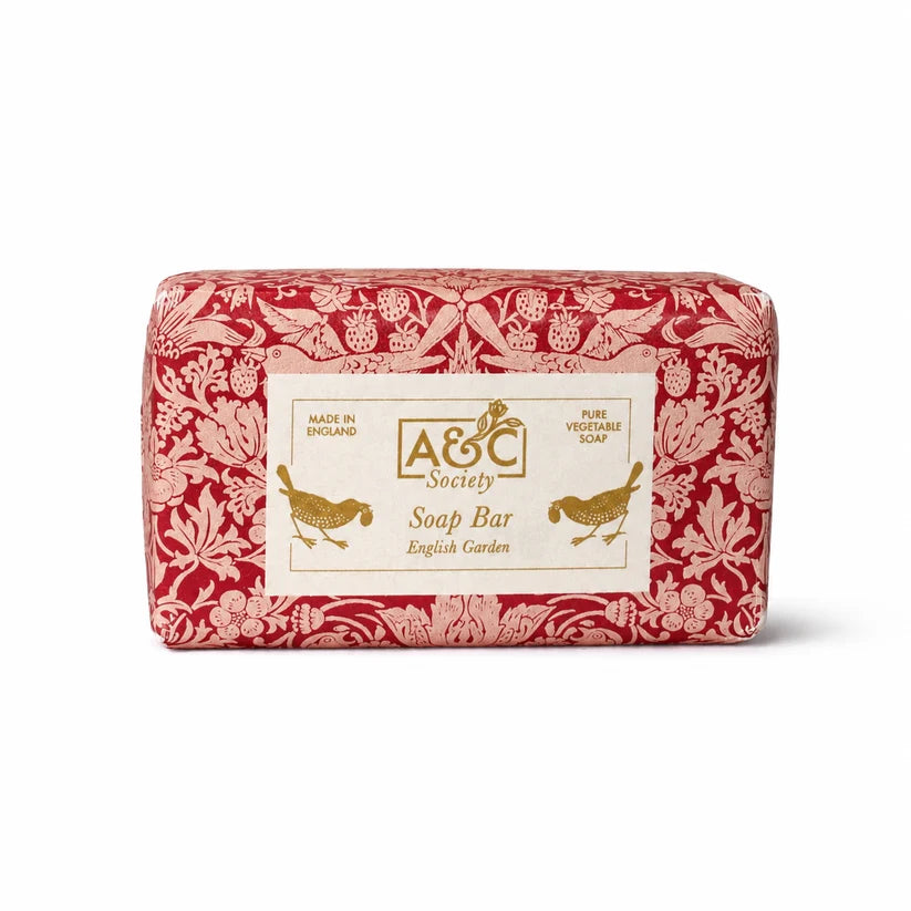 Strawberry Thief Raspberry Rose Soap Bar