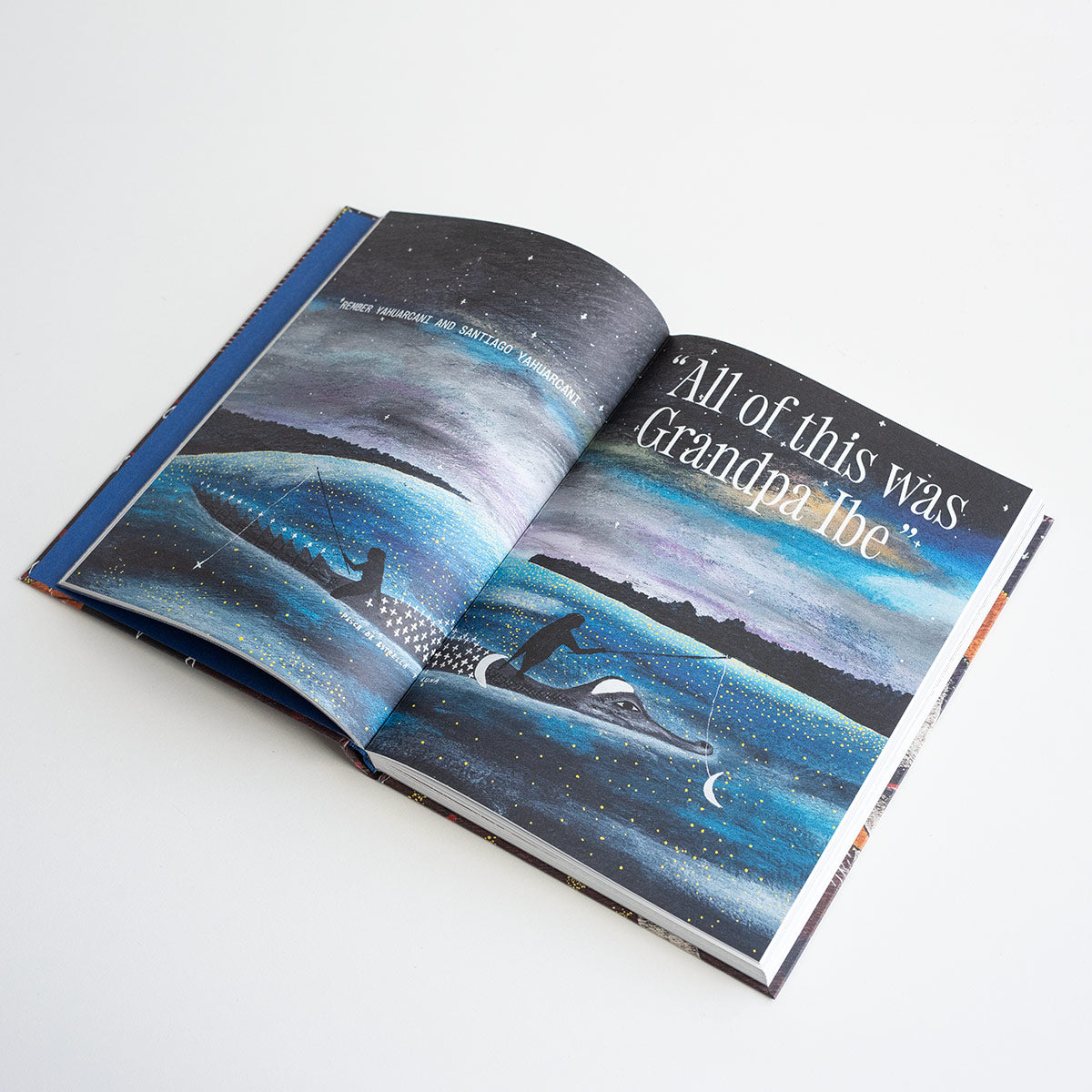 Open page of the book