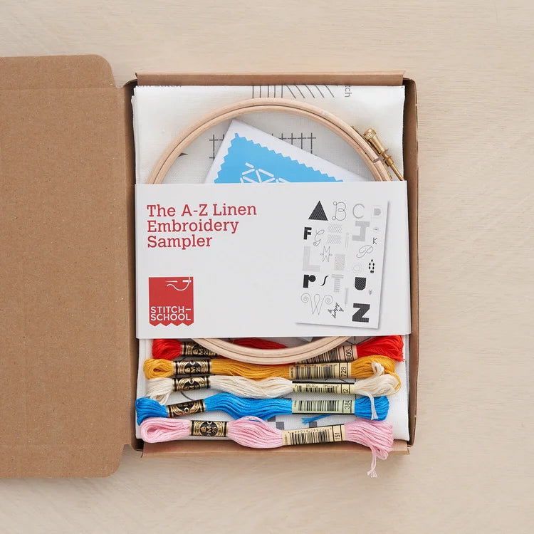 A-Z Linen Embroidery Kit