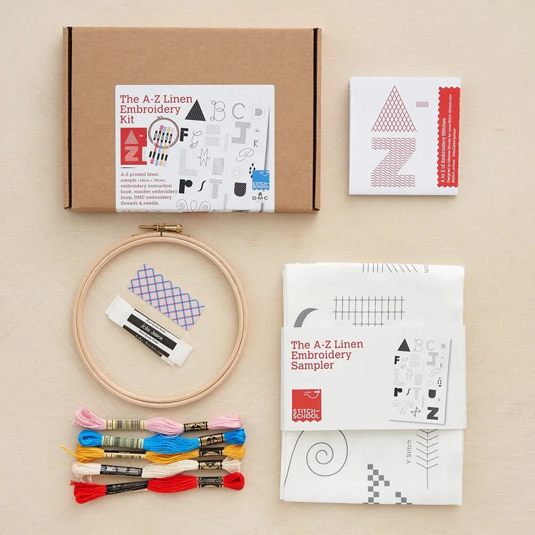 A-Z Linen Embroidery Kit