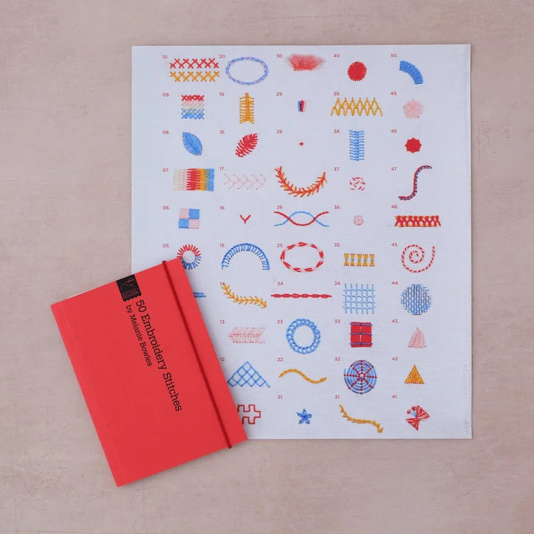 50 Stitches Embroidery Book