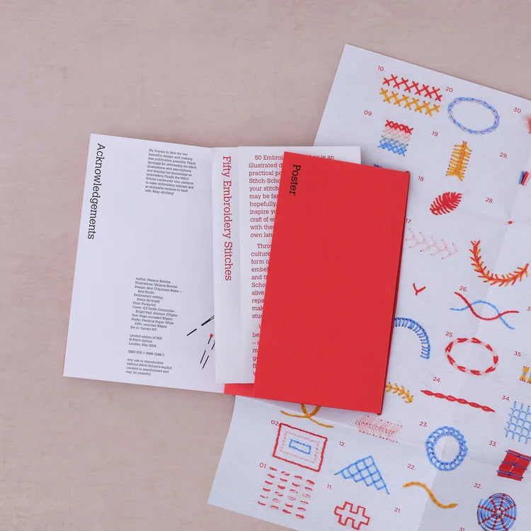 50 Stitches Embroidery Book