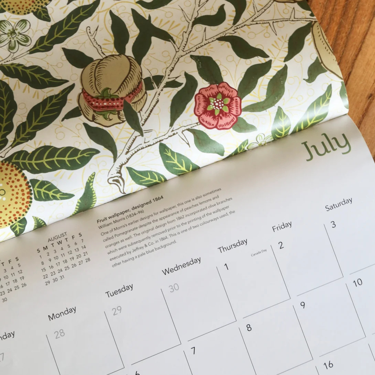William Morris Wall Calendar 2027