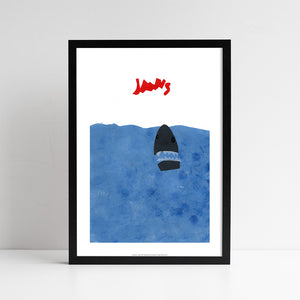 Josh Brown, Jaws - Limited Edition A3 Print (Venture Arts)