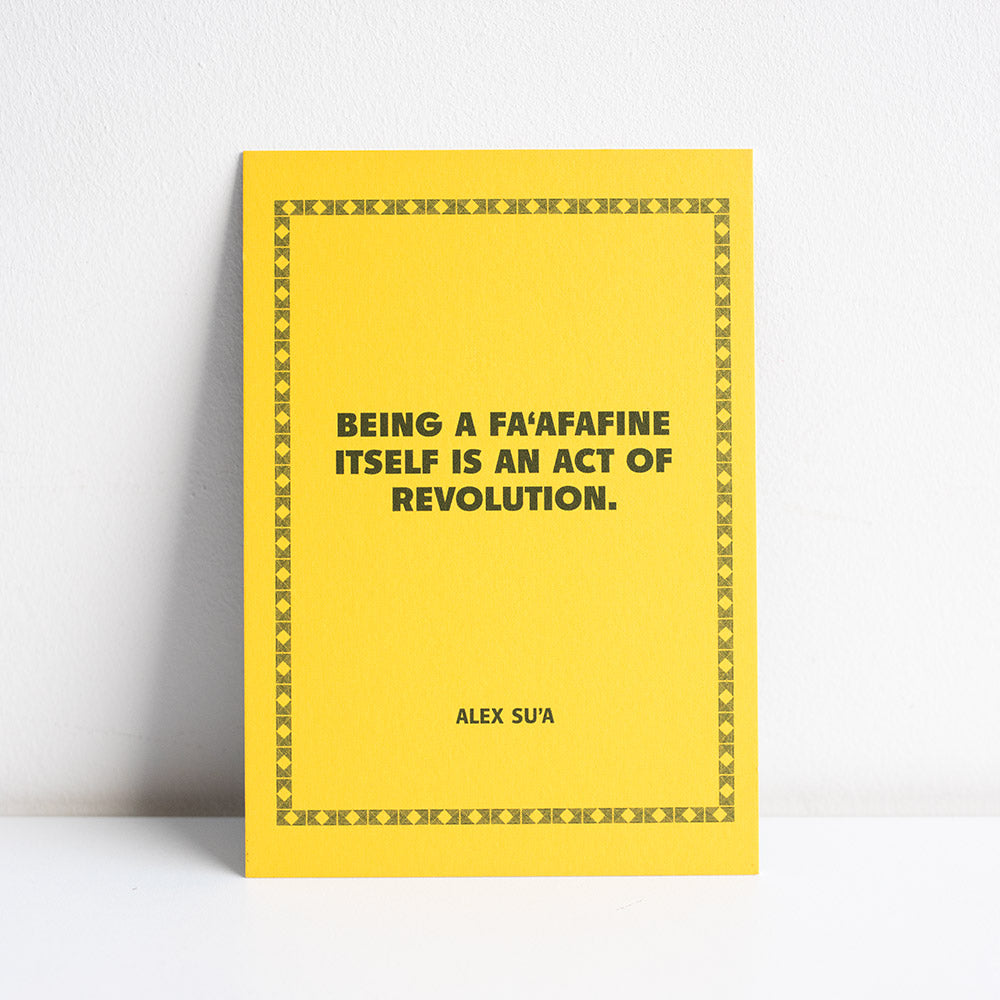 Yellow print with yellow text on a white background