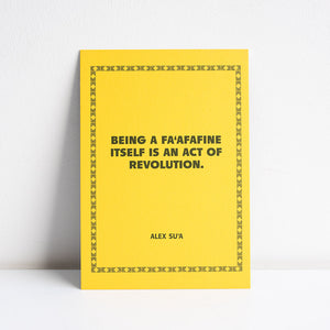 Yellow print with yellow text on a white background