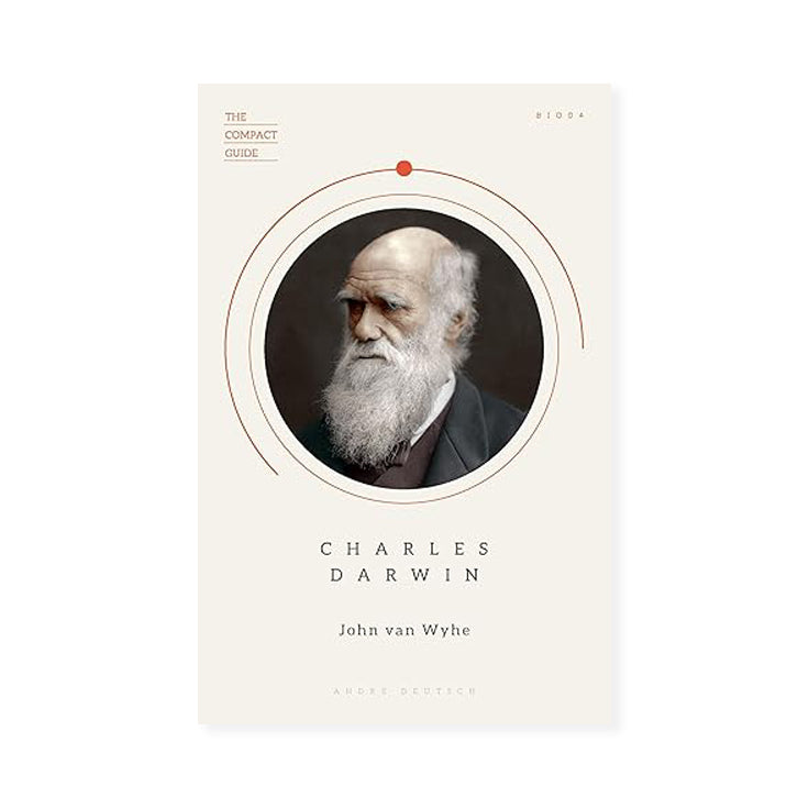 Book cover with photo of Charles Darwin at the centre