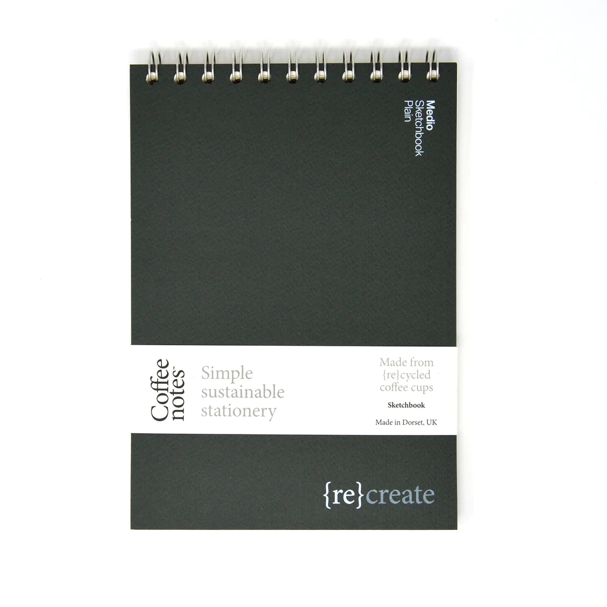Medium Wirobound Plain Sketchbook by Coffeenotes - Forest