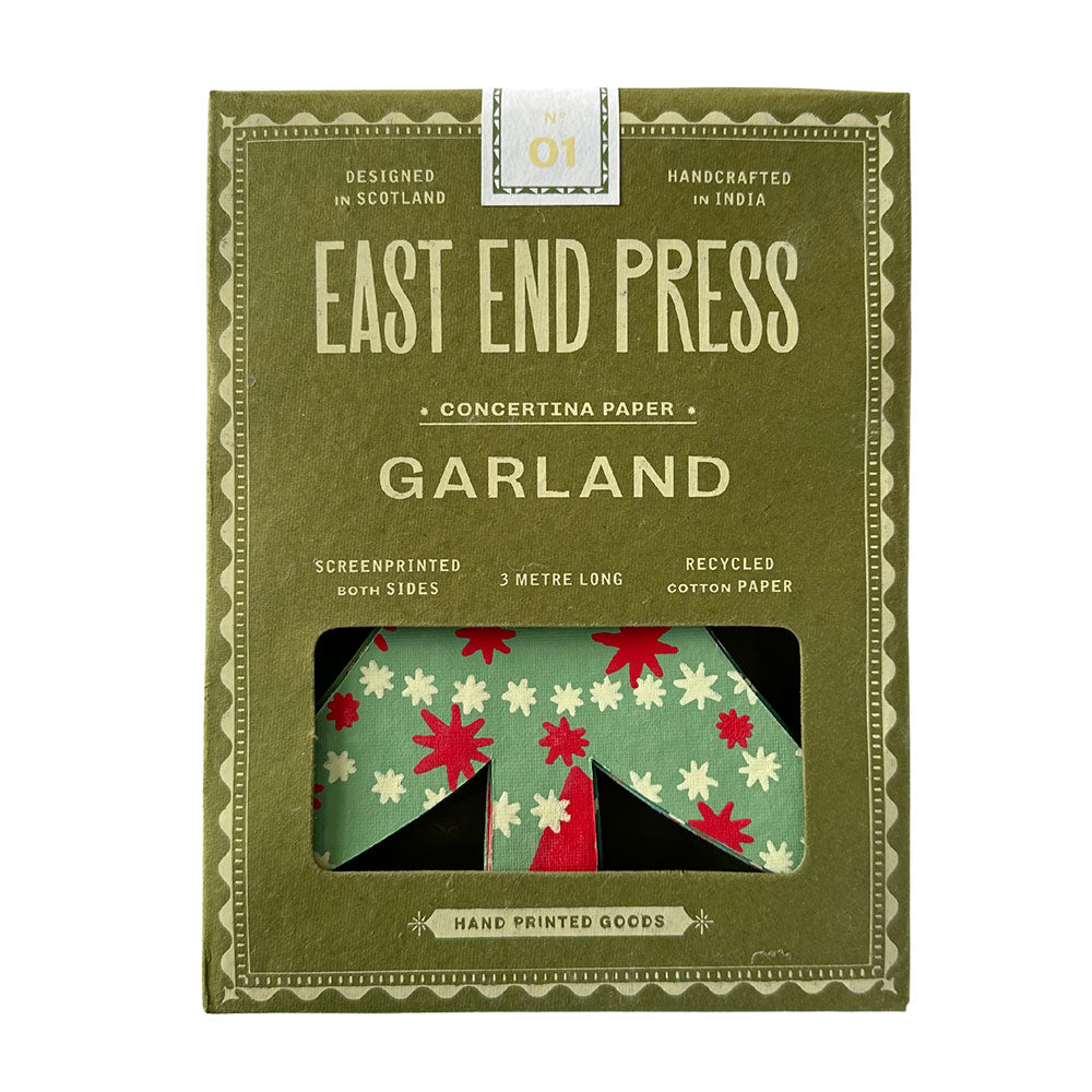Packaged Garland with East End Press branding on a white background