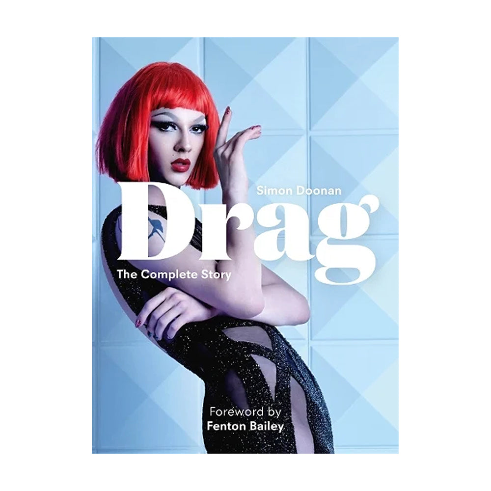 Front cover with photo of Drag Queen looking at the camera