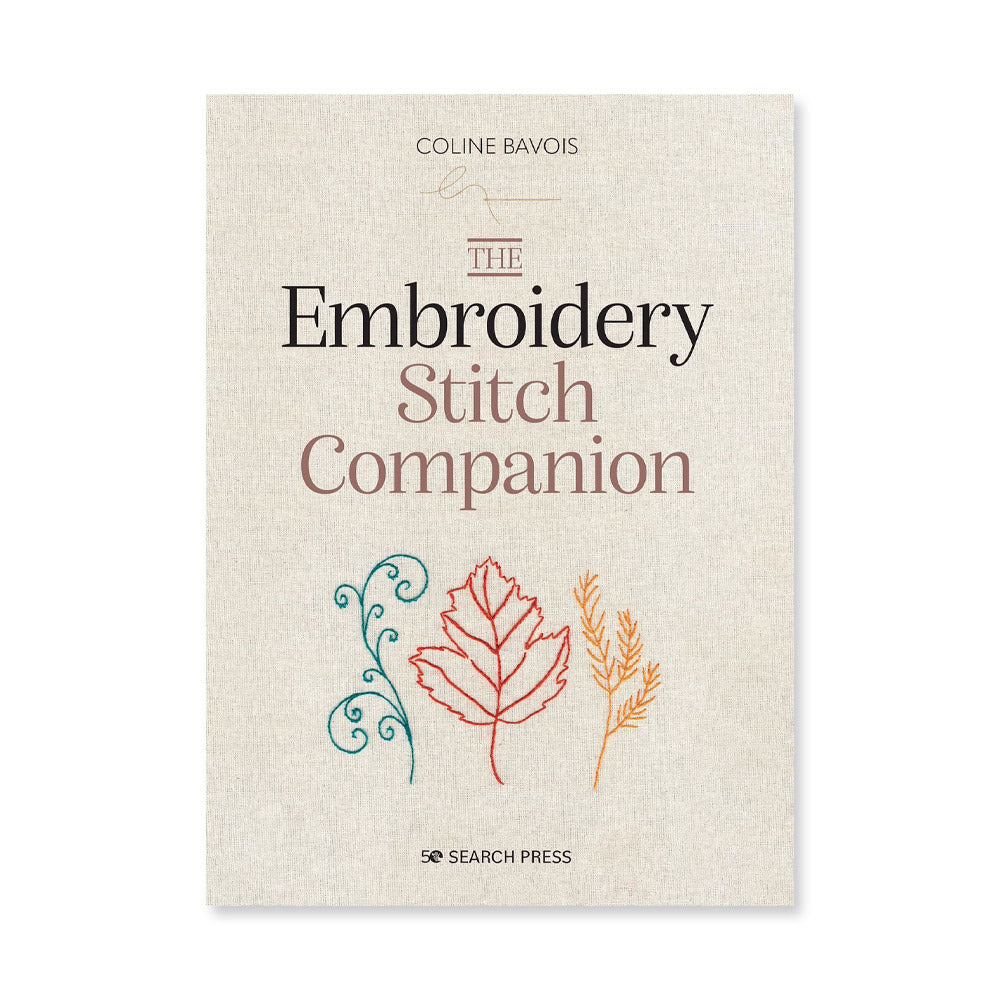 Book cover - beige background ad illustration of botanical stiching.