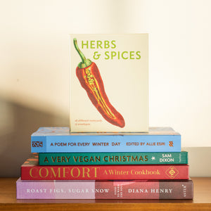 Series of books and herbs and spices notecard set 