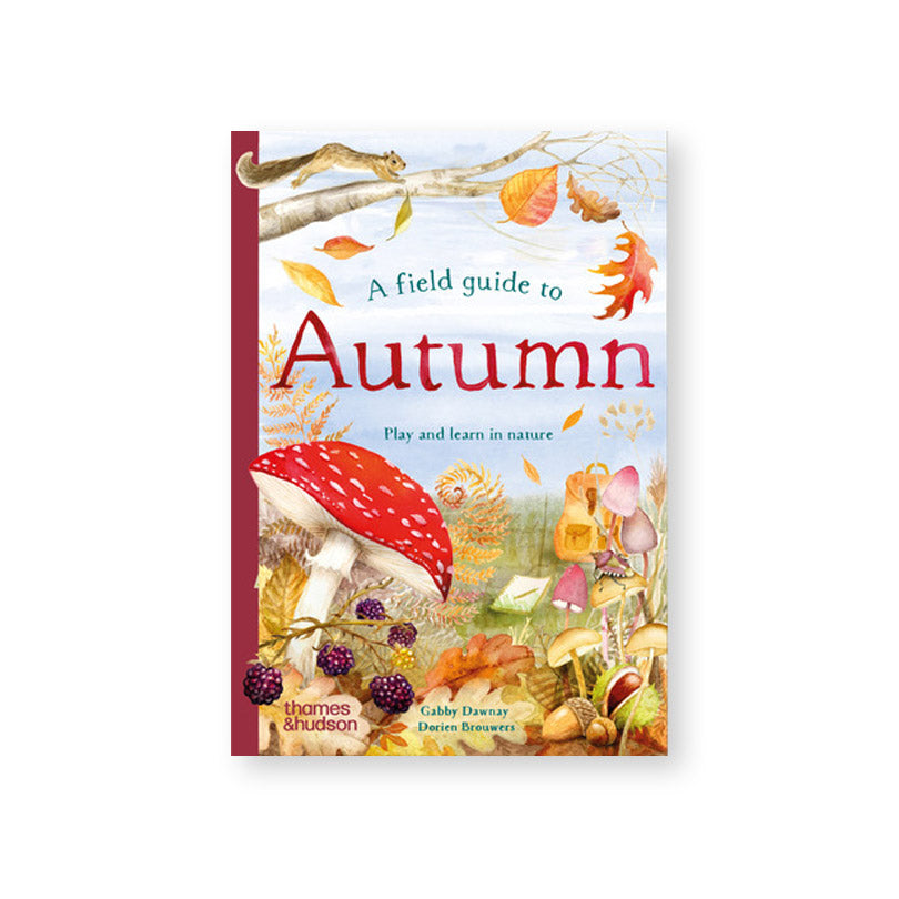 Book cover with illustration of autumnal scene