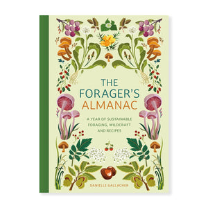 Book cover featuring illustrations of flowers and mushrooms