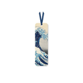 Bookmark featuring Hokusai's The Great Wave presented on a white background