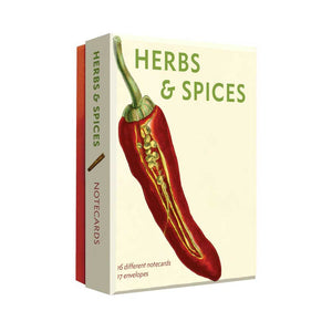 Image of packaging of Herbs and Spices notecard set