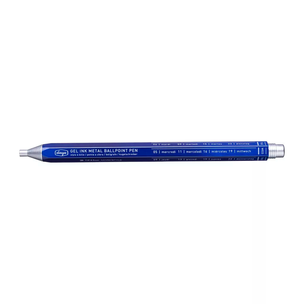 Hexagonal Metal Gel Pen (Multiple Colours)
