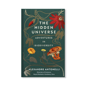 Green book cover with botanical illustrations