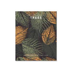 Book cove with leaf pattern illustration