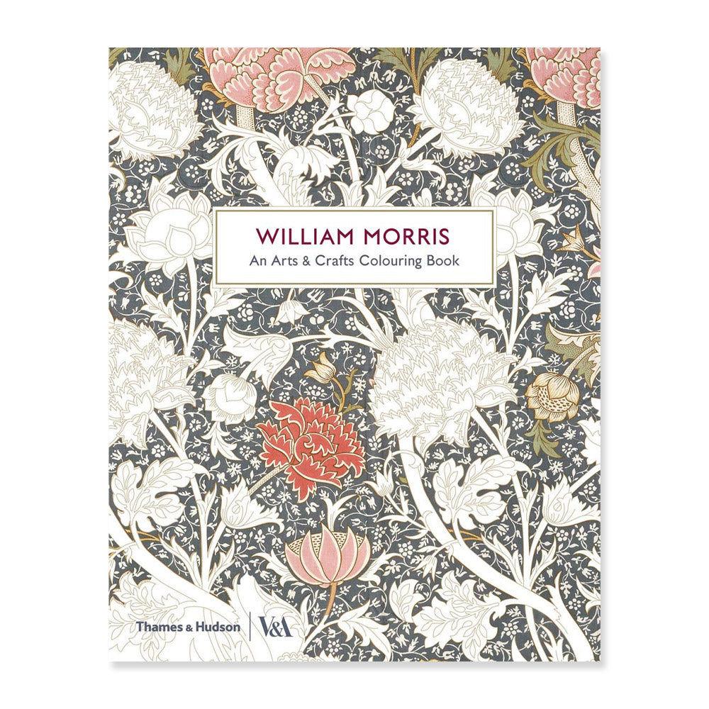 Book cover featuring design by William Morris