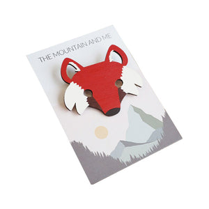 Fox Brooch - The Mountain and Me