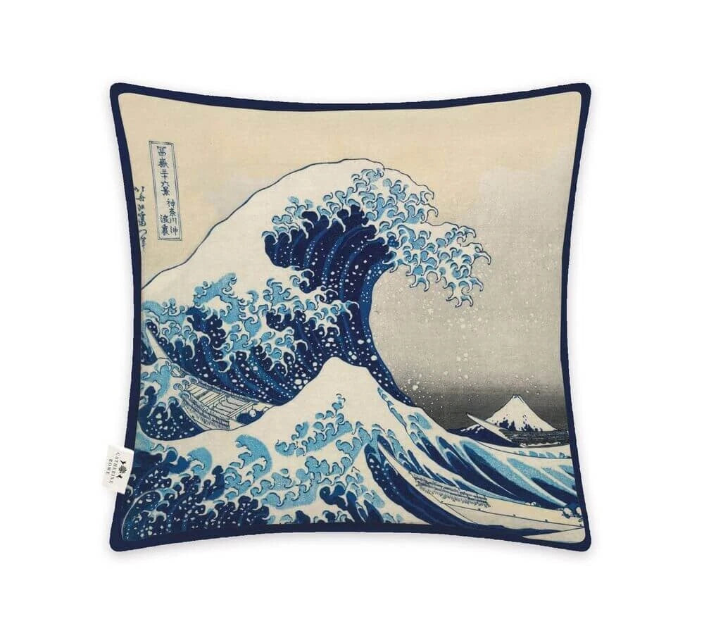 The Great Wave Organic Cotton Cushion