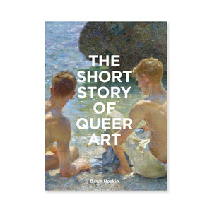 Book cover with painting of two people at the beach