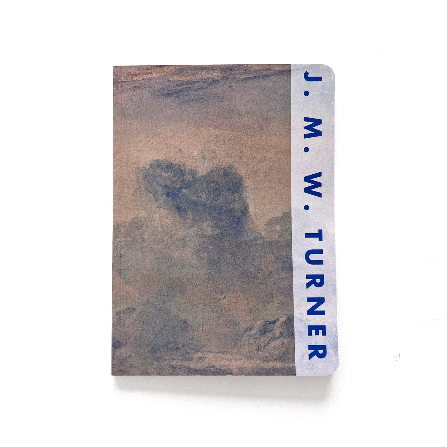 Book cover with detail of a sky from a Turner painting, and 'J. M. W. Turner' text on a white background