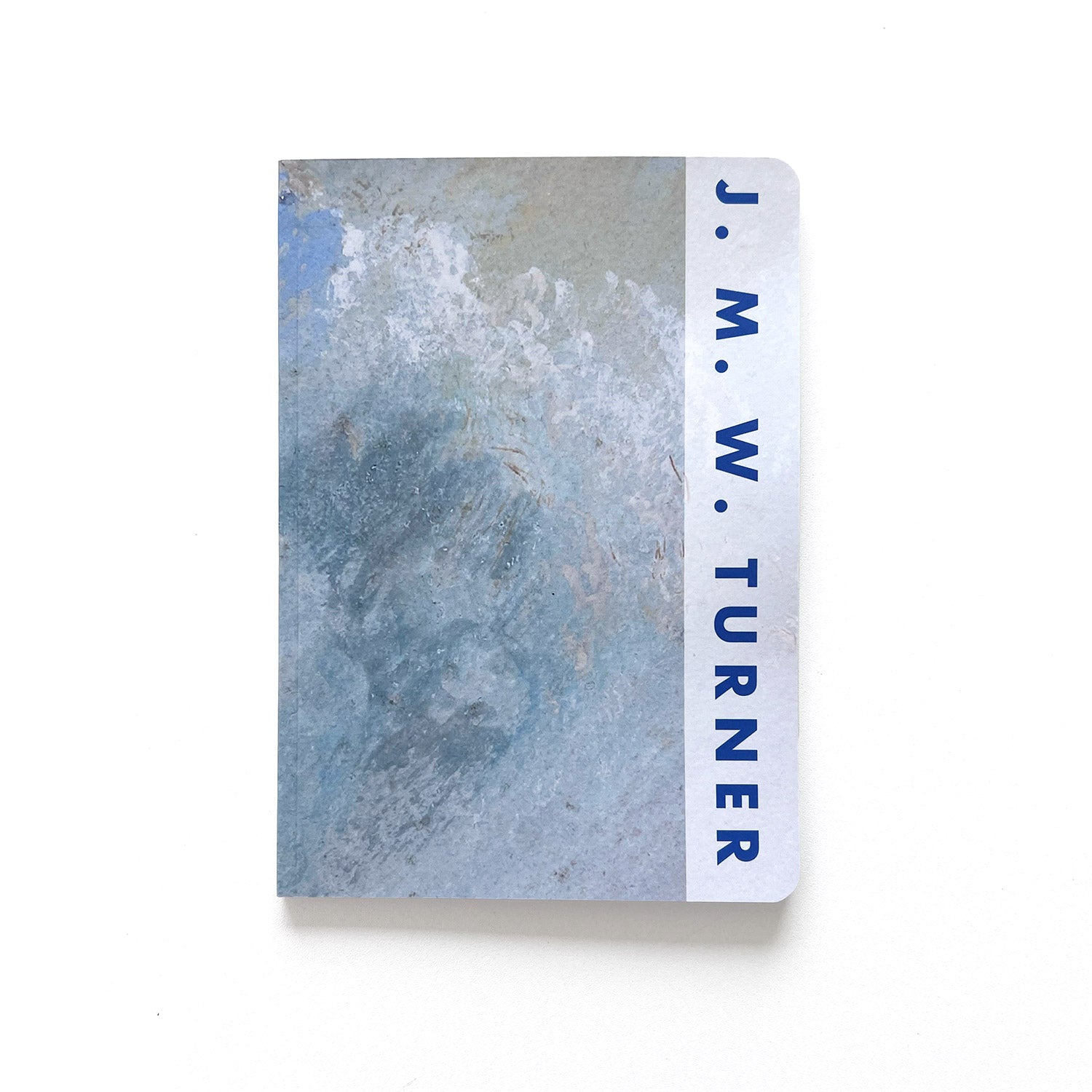 Book cover with detail of a sky from a Turner painting, and 'J. M. W. Turner' text on a white background