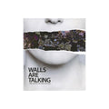 Book cover of 'Walls Are Talking' with floral wallpaper design