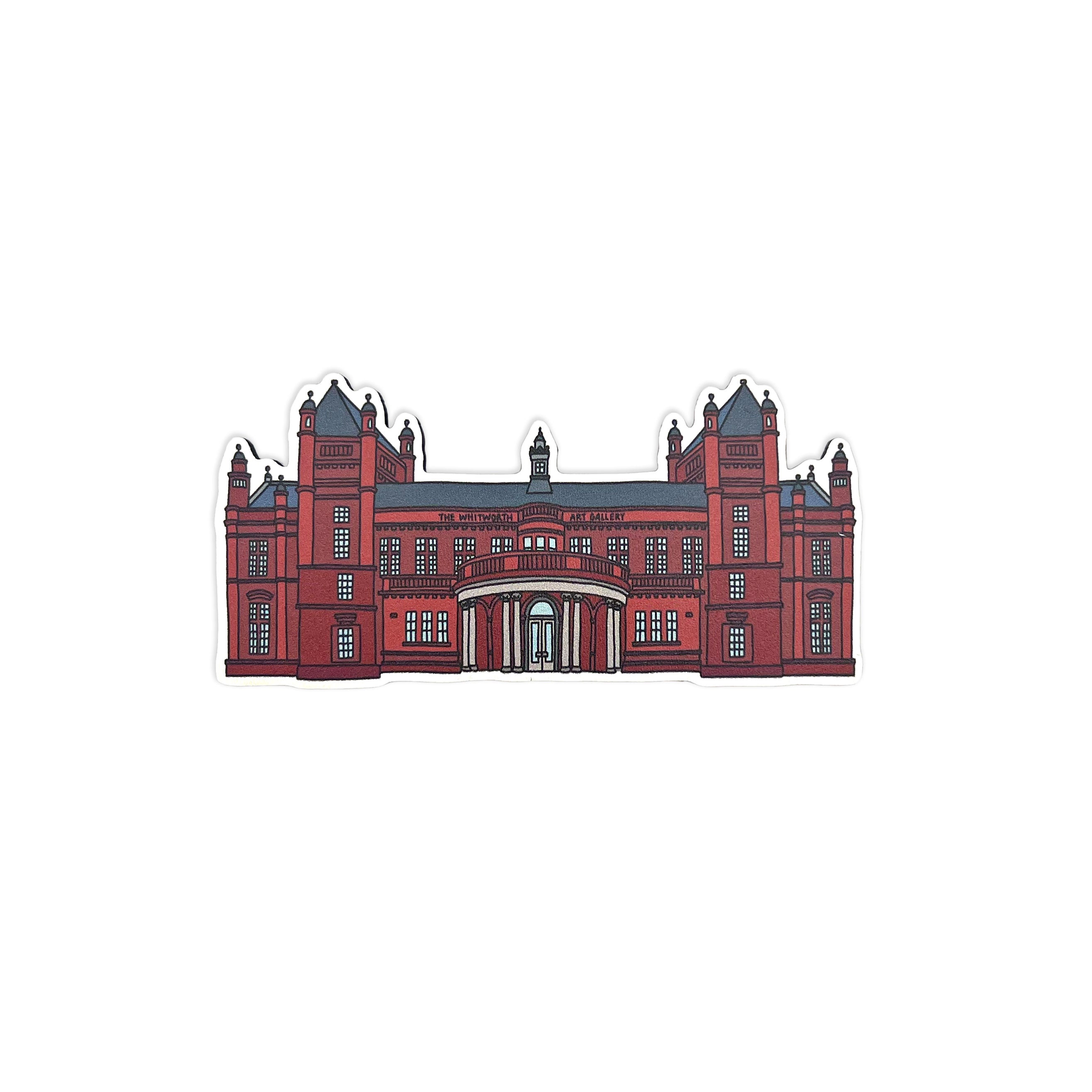 Illustration of The Whitworth Art Gallery building.