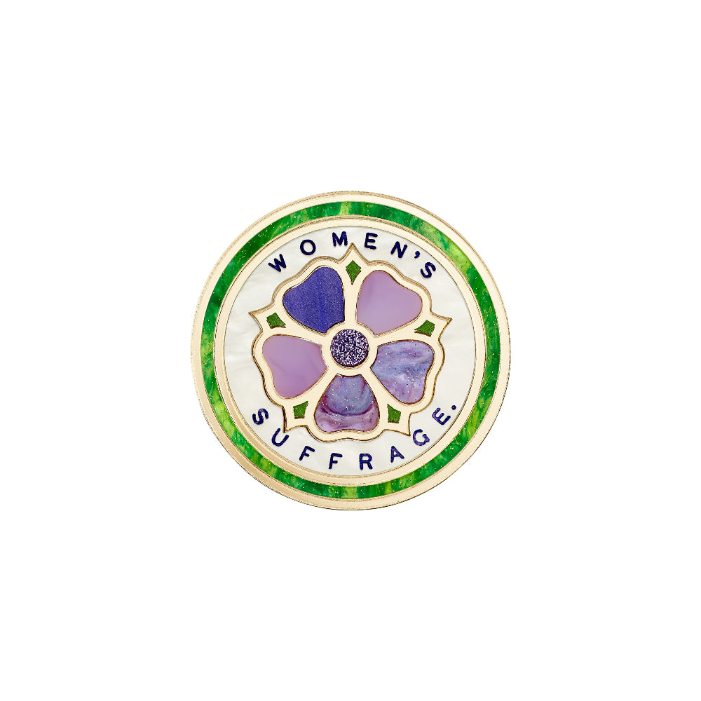 Women's Suffrage Brooch - Tatty Devine