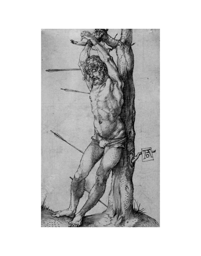 Albrecht Dürer - St Sebastian at the Tree (Queering the Whitworth) - Print