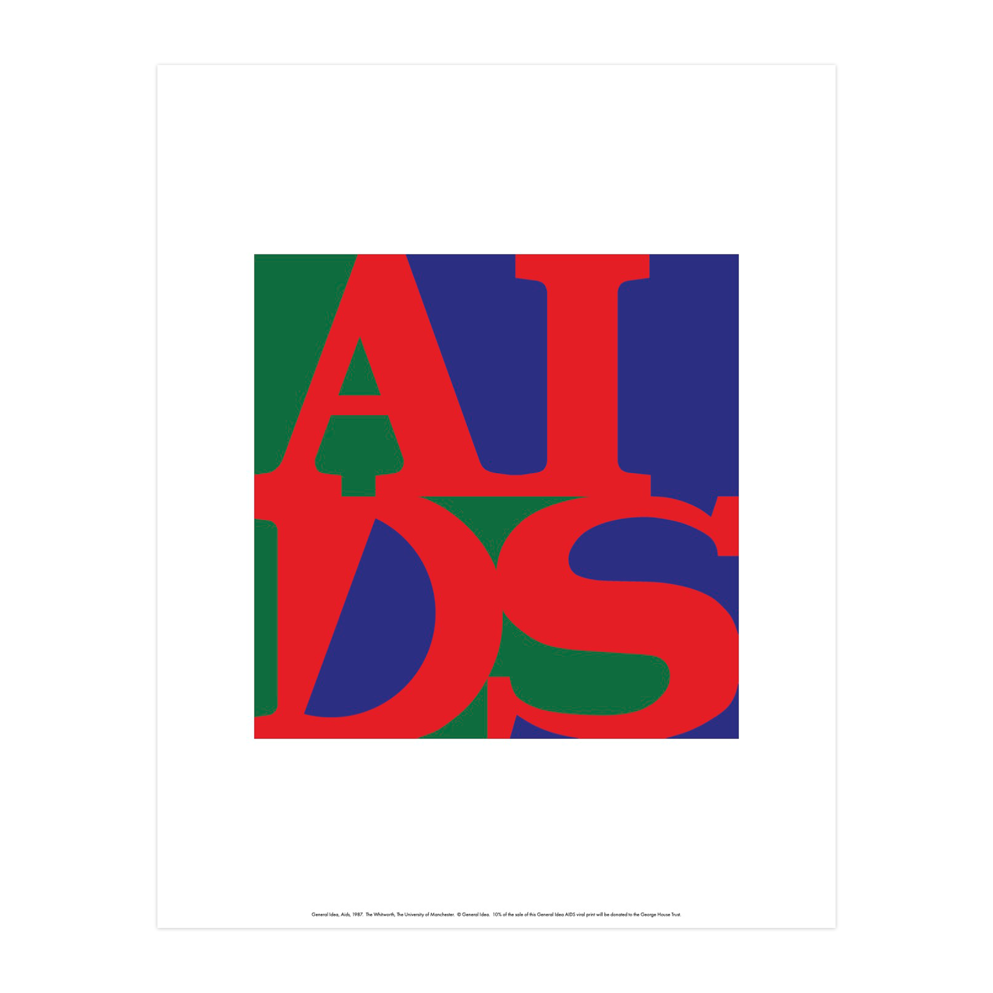 Reproduction print of AIDS Wallpaper by General Idea